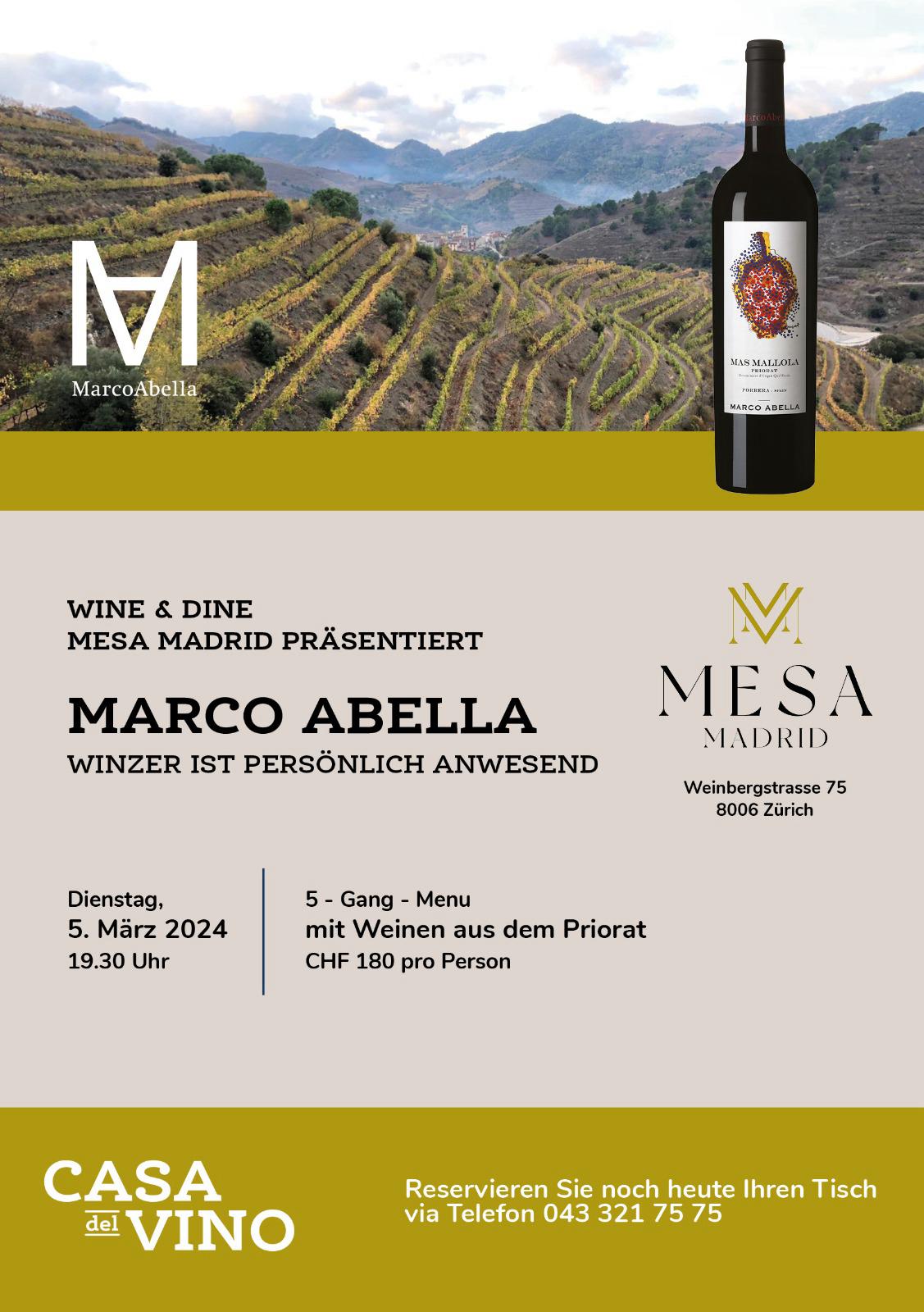 Mesa - Madrid - Wine & Dine
